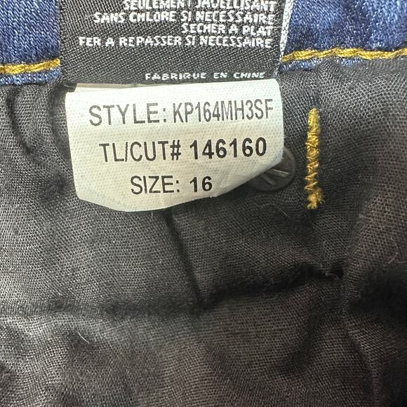 Kut From The Kloth Toothpick Skinny Jeans WMN 16 Blue Dark Wash KP164MH3SF Denim - Picture 8 of 13